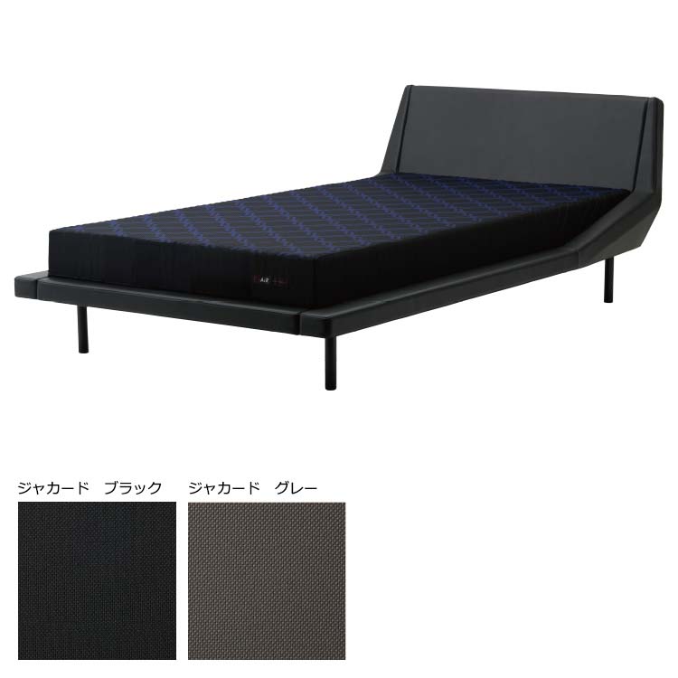 AI9602 ［エアー ポリゴン］ベッドフレーム　ジャガード (ダブル) W160×L220×H70cm （ハイタイプ H75cm）：ベッド