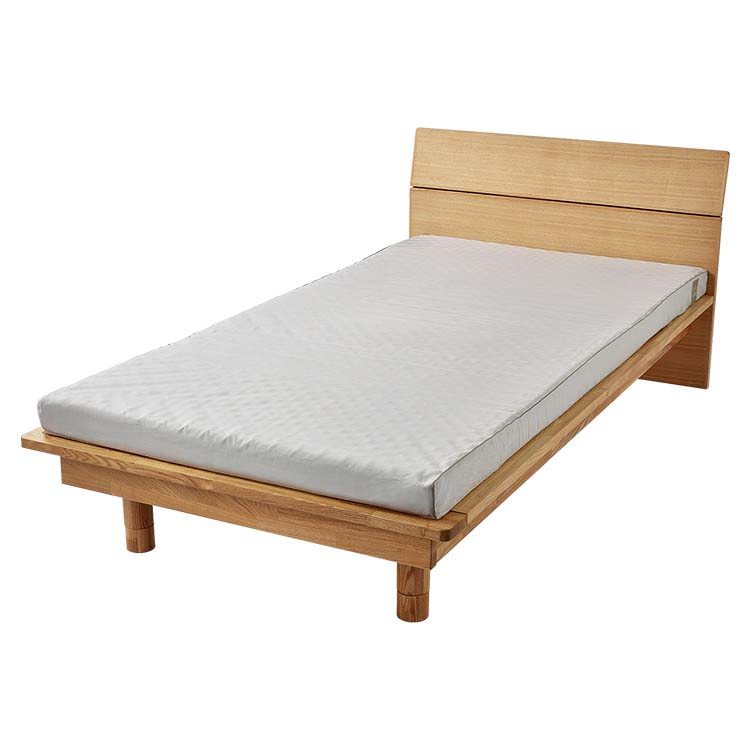 FE6020 ベッドフレーム (シングル) 105.4×206.5×72cm：ベッド