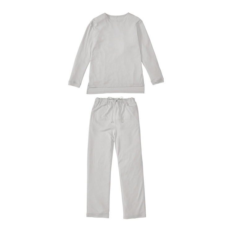 NM4604 コスメティックスナイトウェア(スムース ボートネック) (L)ユニセックス NM4604 コスメティックスナイトウェア(スムース ボートネック) (L)ユニセックス