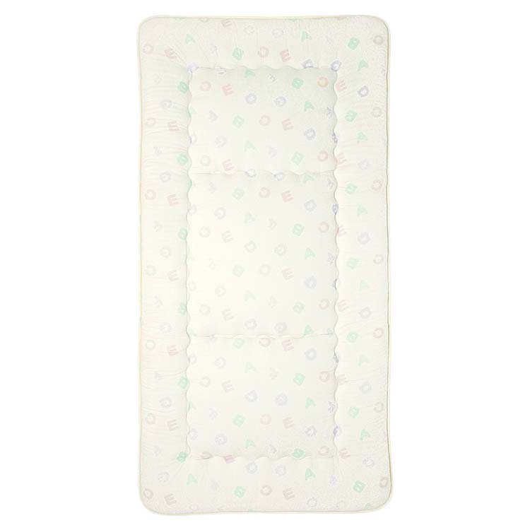 WB4301 合繊敷き布団 （ティーンサイズ）100×210cm／巻きわた2.0kg(詰めもの重量) 芯2.0kg(詰めもの重量)：ベビー・ジュニア