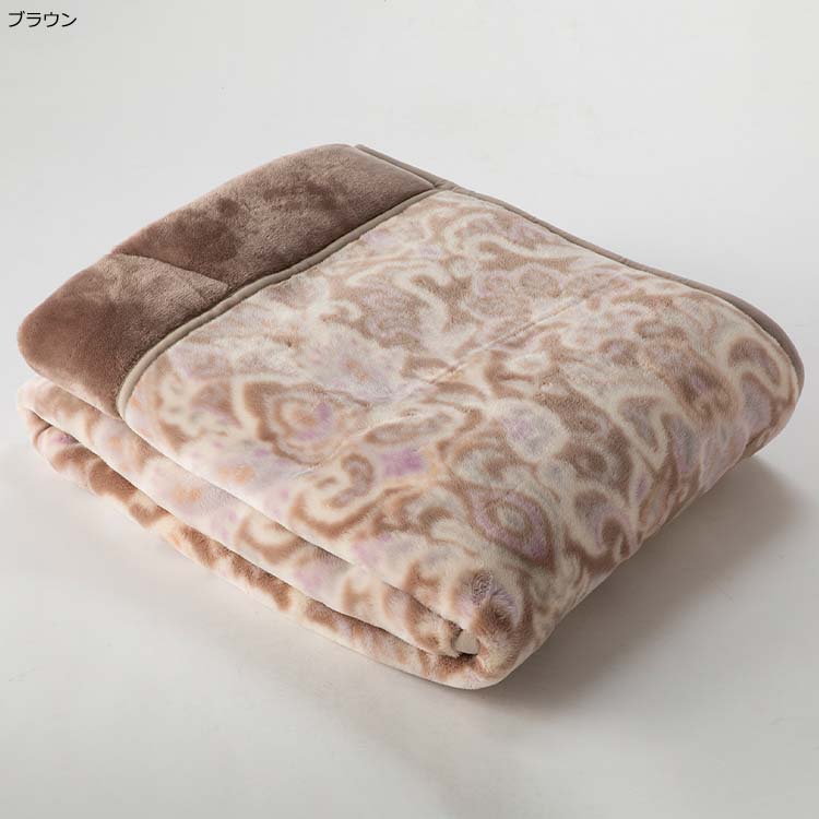 KJ1250 衿付き合わせ毛布：タオルケット・毛布