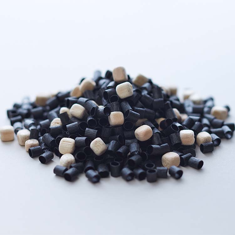 EK9207 ミニ備長炭パイプ＆ひのき補充用パック 400g：メンテナンス・オプション