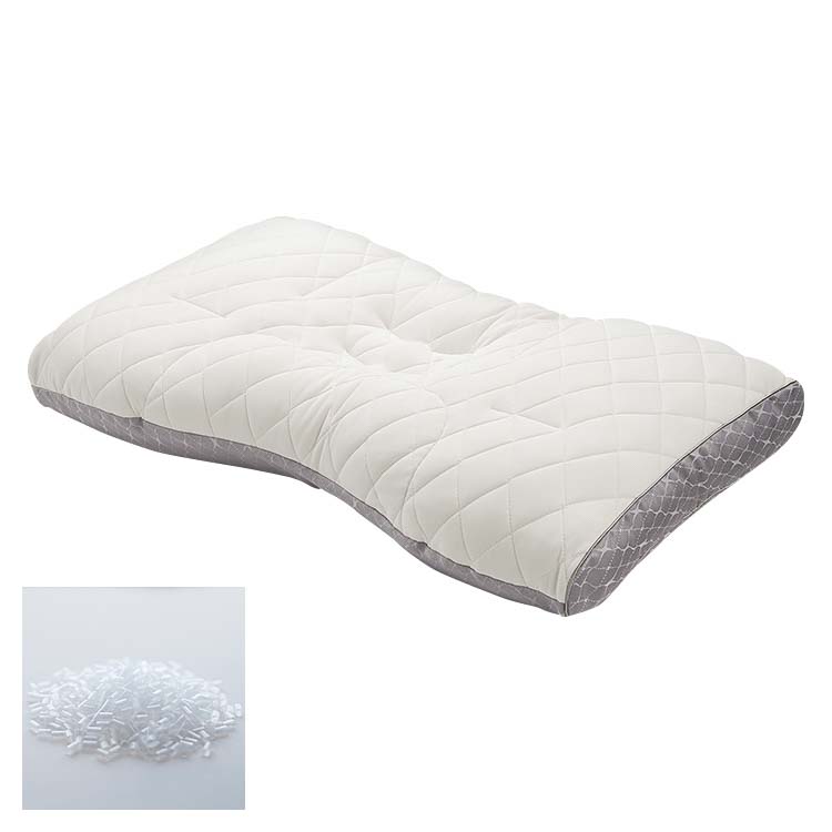 FA6010 ファインクオリティ　フラボノイドパイプ枕：枕　肩　枕　高さ調整　洗濯　肩こり　首こり　パイプ