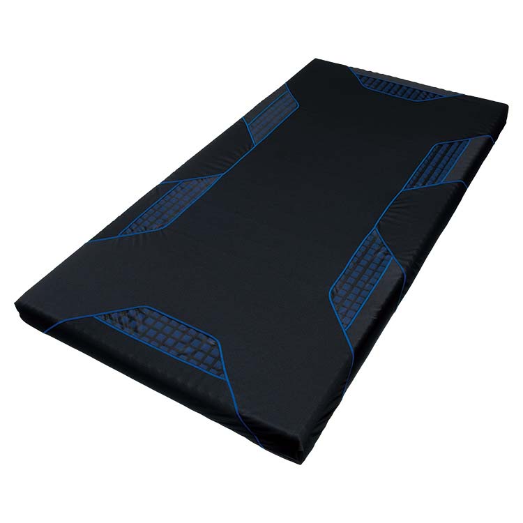 西川 エアー AIR SI シングル　カバークリーニング済 エアーSI］スペアカバー／HARD用 (シングル)97×195×9cm用 ブルー