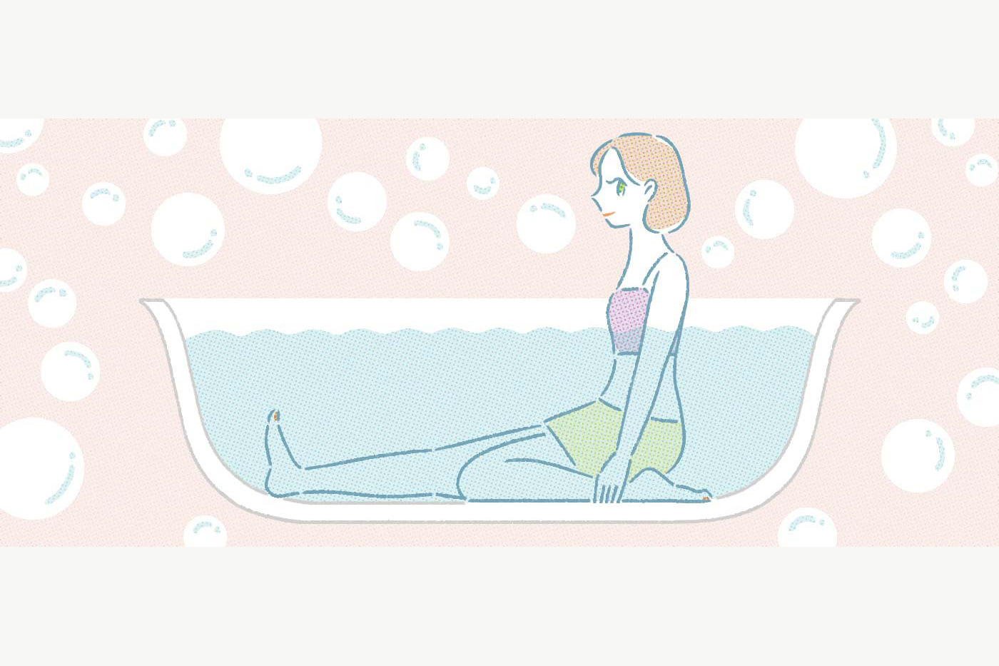 寒さによる眠りづらさにも、メンタル不安による不眠にも!簡単「お風呂ヨガ」で快眠を