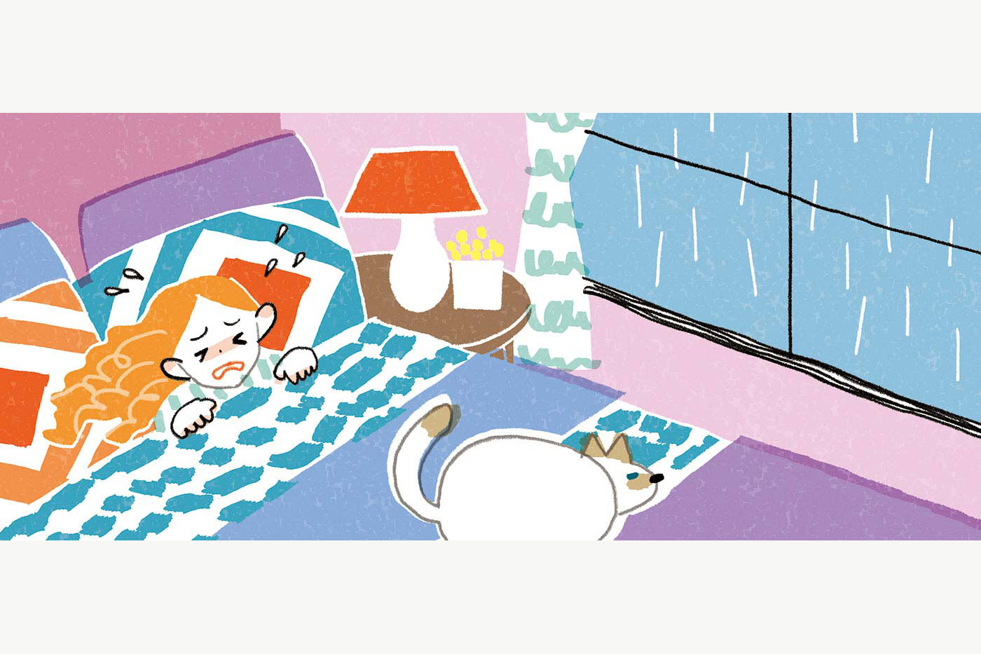 ジメジメと寝苦しい梅雨に!快適に眠るための寝室環境と寝具選び