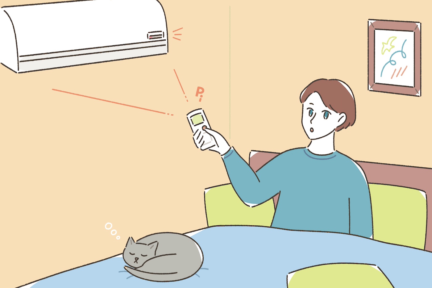 寝る時の暖房はつけっぱなしで大丈夫？寝室の暖房の賢い使い方を紹介