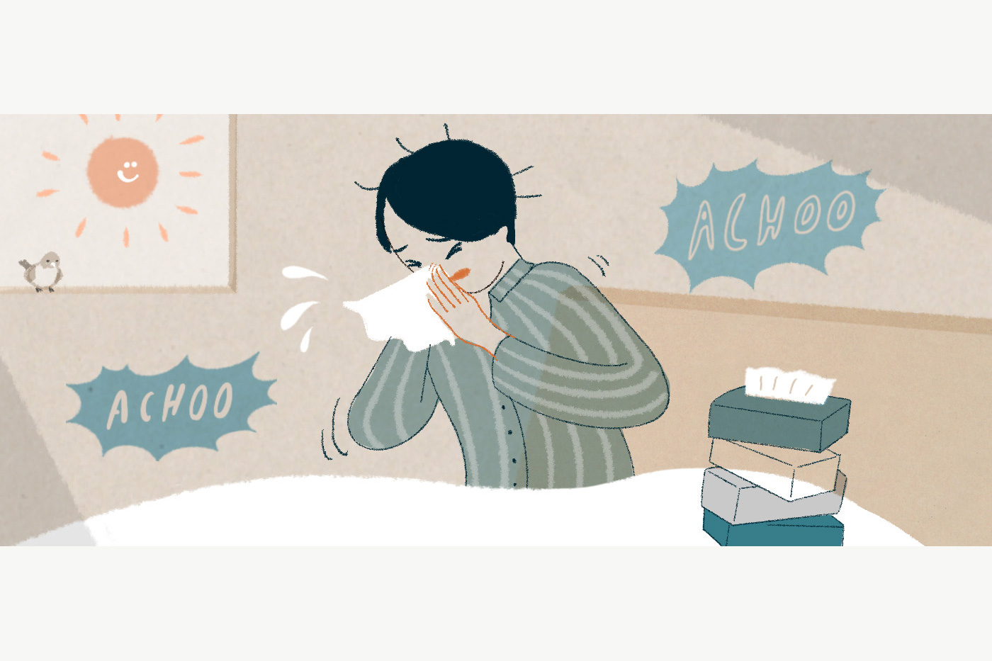朝にくしゃみと鼻水が止まらない！花粉症じゃないモーニングアタックの原因・治し方を解説