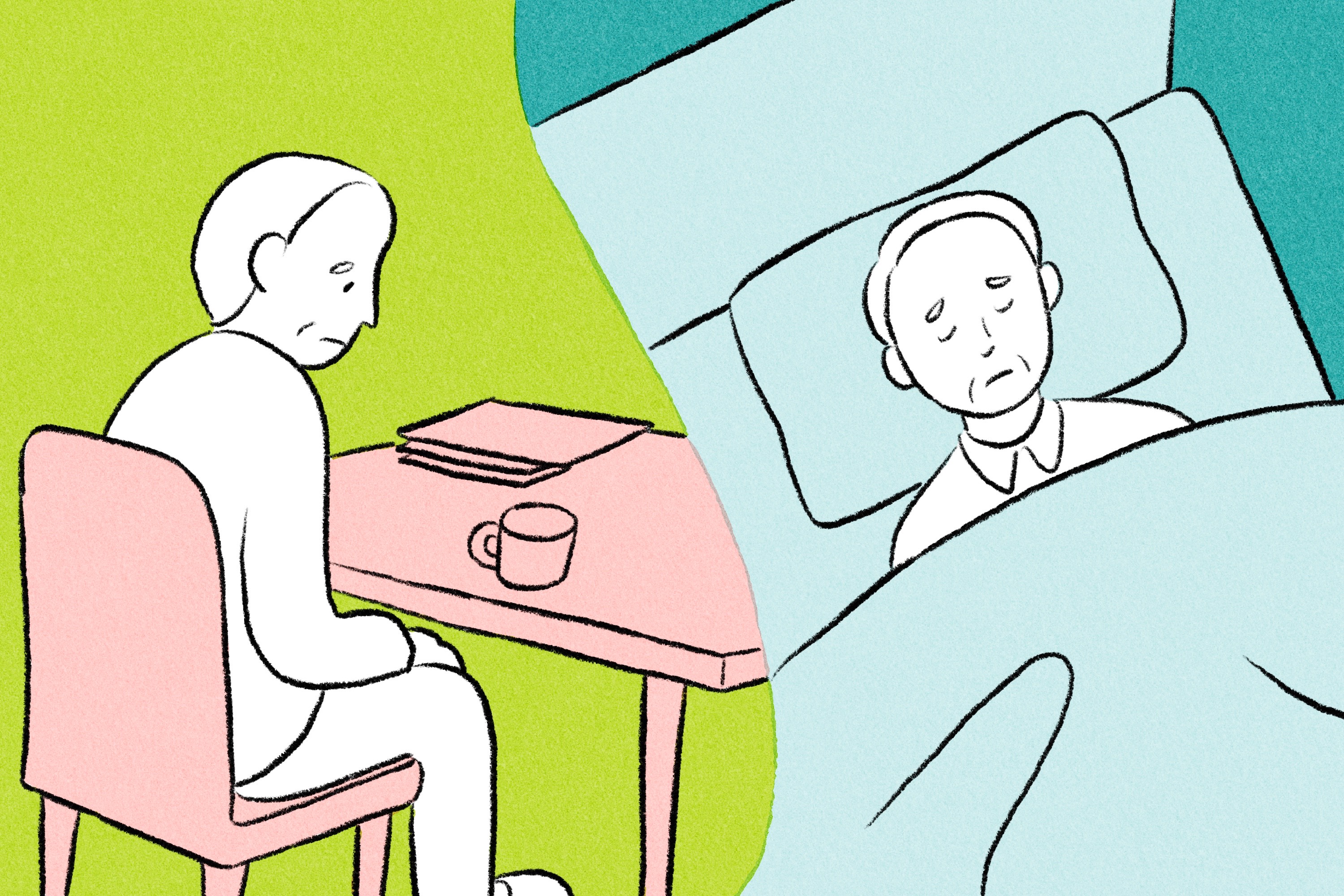 高齢者のうつの原因は？不眠の関係性と対策を解説