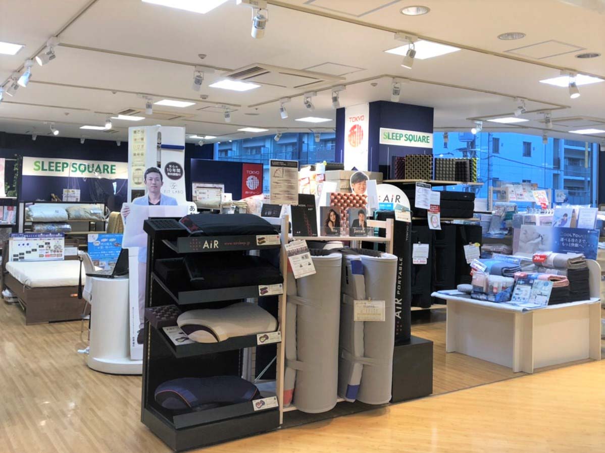 スリープスクエア 新所沢パルコ店 西川チェーン店検索 西川チェーンの店