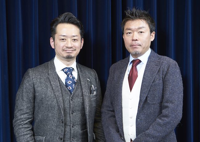 竹田秀樹さん(左)、竹内教起さん(右)