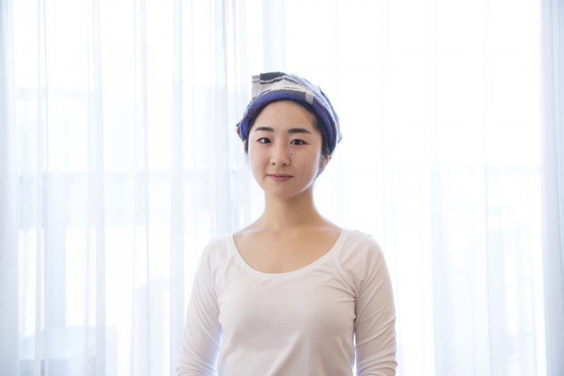 洗髪直後にタオルを巻き、乾かす時間を短縮