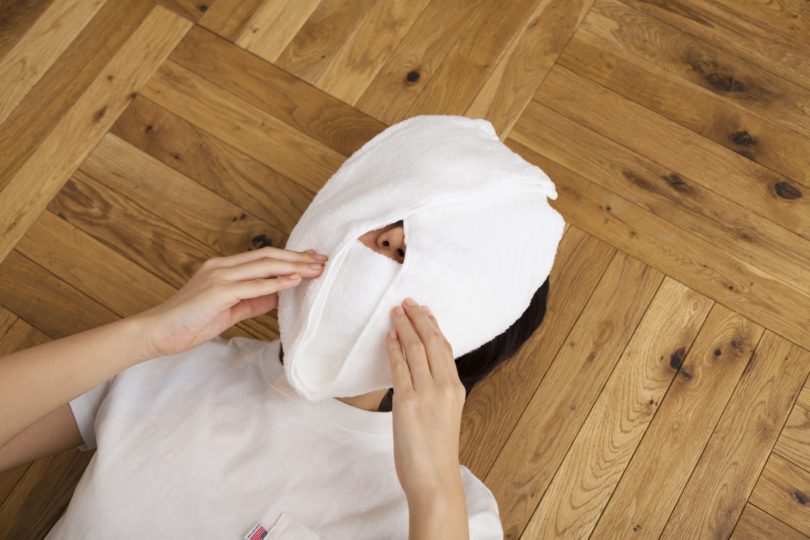 蒸しタオル美容の3ステップ