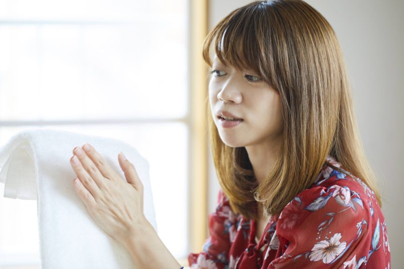 タオルは「軽くて薄くて乾きやすい」ことが大前提