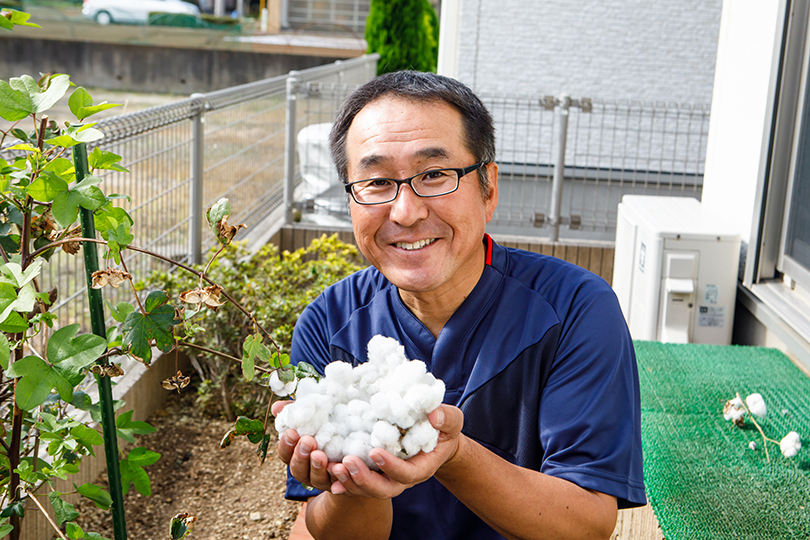 大量の綿
