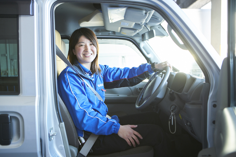 佐川急便で働く“佐川女子”のお仕事