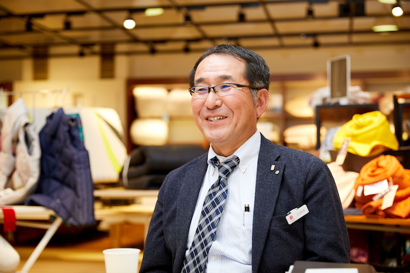 今治タオル工業組合認定「タオルソムリエ」 の三田さん