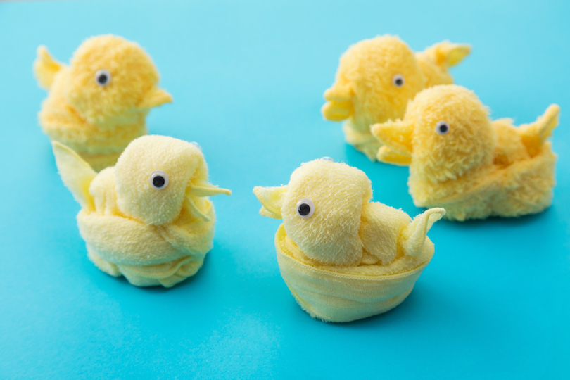 それぞれのヒヨコの表情があってかわいい