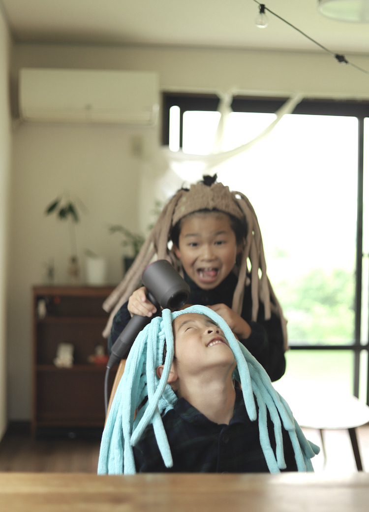 ヘアドライ専用タオル「ぱすたお」使用レビュー!親子で楽しく髪を乾かす