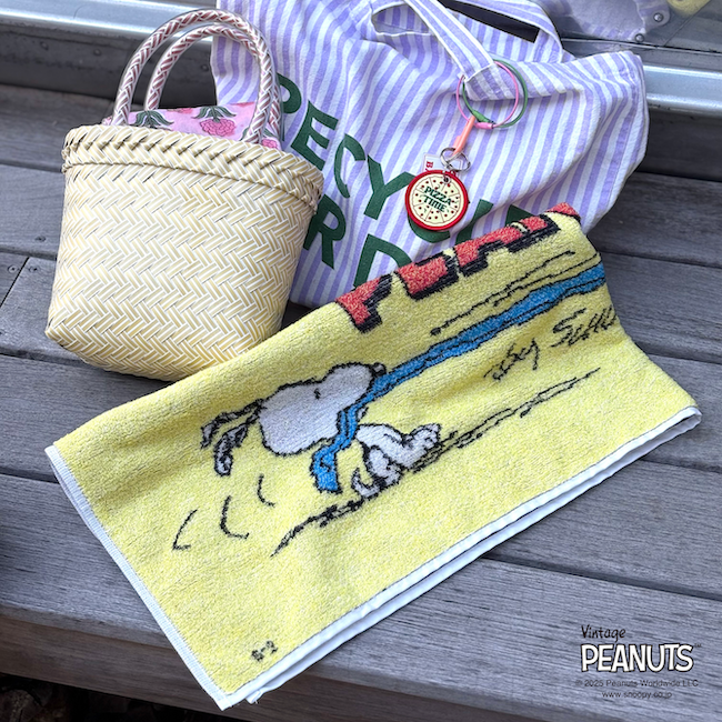 スヌーピーのタオルがnishikawaから新発売！ライフスタイルに合わせたおしゃれな使い方を紹介