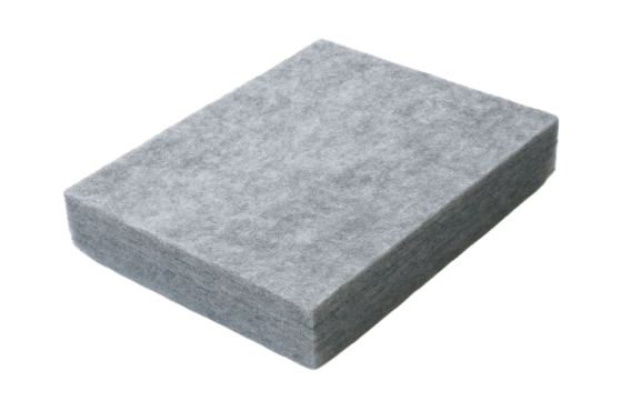 建機エンジン用吸音材の断面図