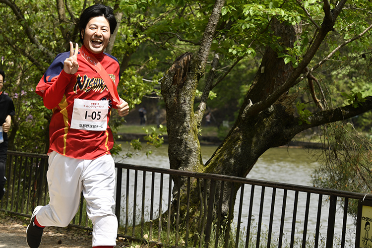 京都でのリレーマラソンの実施