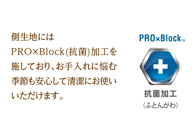 繊維に接触したアレル物質を軽減