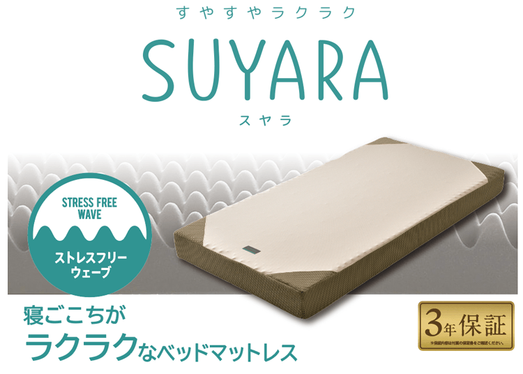 SUYARA 寝ごこちがラクラクなベッドマットレス