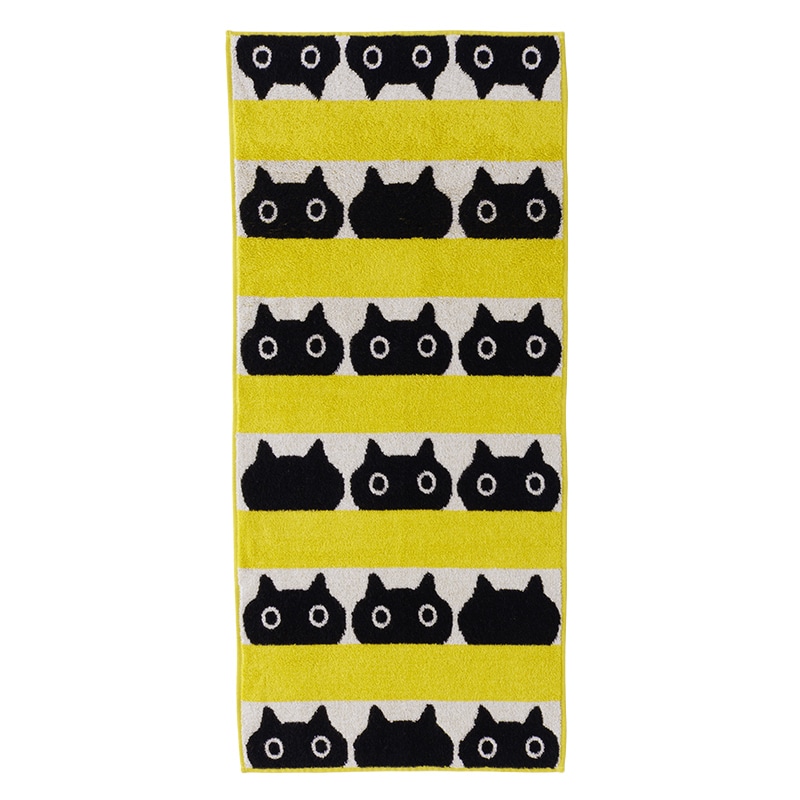 アツコマタノ フェイスタオル(（フェイスタオル）34×75cm イエロー