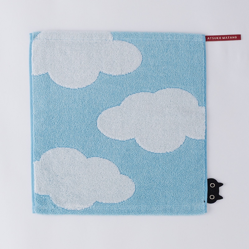とこちゃんさん、専用24綿麻水色 アツコマタノ ウォッシュタオル(（ウォッシュタオル）34×35cm ブルー