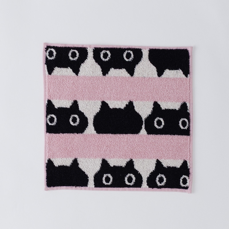 アツコマタノ ミニタオル(（ミニタオル）25×25cm ピンク): タオル