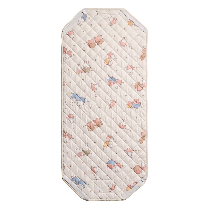 ミッフィー コットカバー(60×135cm アイボリー): ベビー寝具