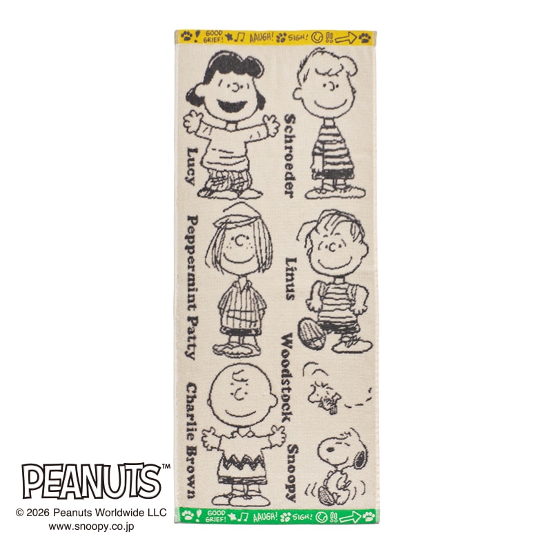 ピーナッツ フェイスタオル cp00(（フェイスタオル）34×80cm