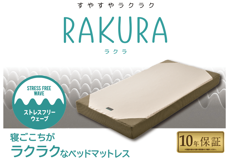 RAKURA 寝ごこちがラクラクなベッドマットレス