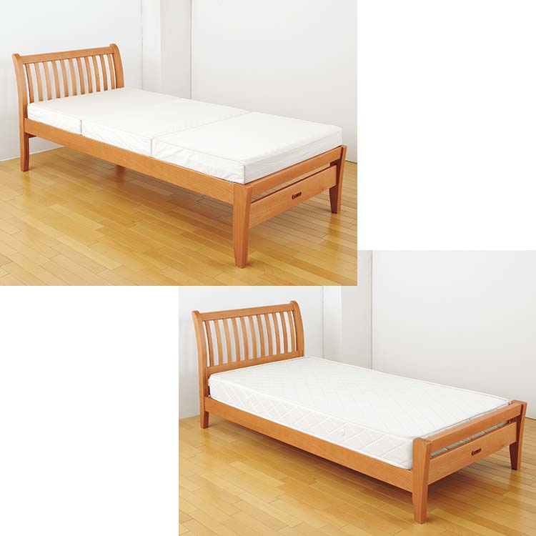 FM-01 ヘッド＆フット　タイプ　ベッド (セミダブル)123×223×90cm：ベッド