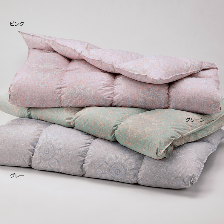 KJ5251 羽毛掛け布団 (QL) 210×210cm 1.9kg(詰めもの重量）