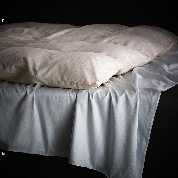 羽毛布団専用軽量掛け布団カバー Pu5570 西川公式サイト カバー 綿100 日本製 ブルー ピンク Dlはピンク色のみ