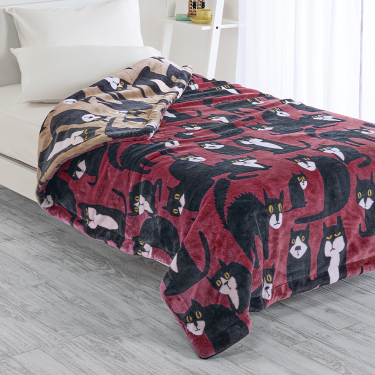 FI5651 リバーシブル毛布 (シングル)140×200cm