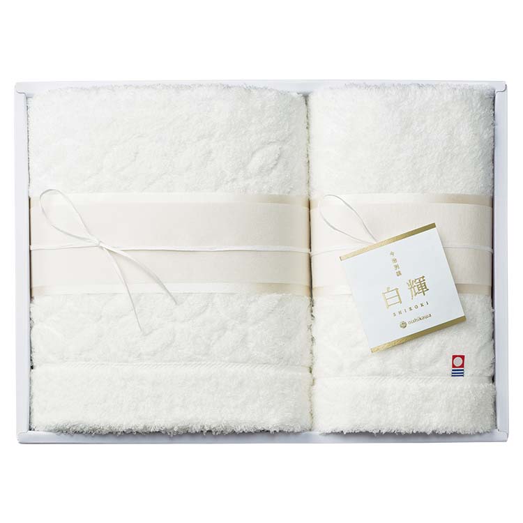 SR8001 バスタオル1枚　フェイスタオル1枚セット (バスタオル) 60×120cm　(フェイスタオル) 34×75cm 0.8kg（総重量）：タオル