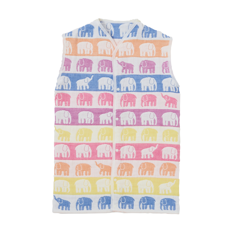 FI3652 6重ガーゼスリーパー 身長60〜90cm 体重6〜13kg サイズ60〜90cm