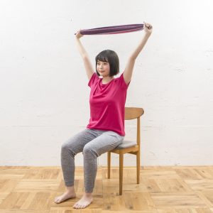 6秒数えたらゆるめ、10回繰り返す