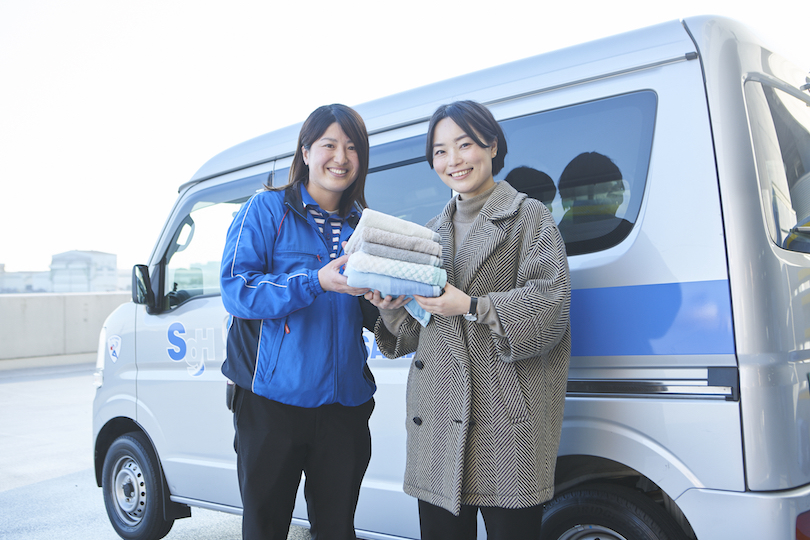 タオルソムリエが、すっぴん“佐川女子”にぴったりのタオルをオススメします！