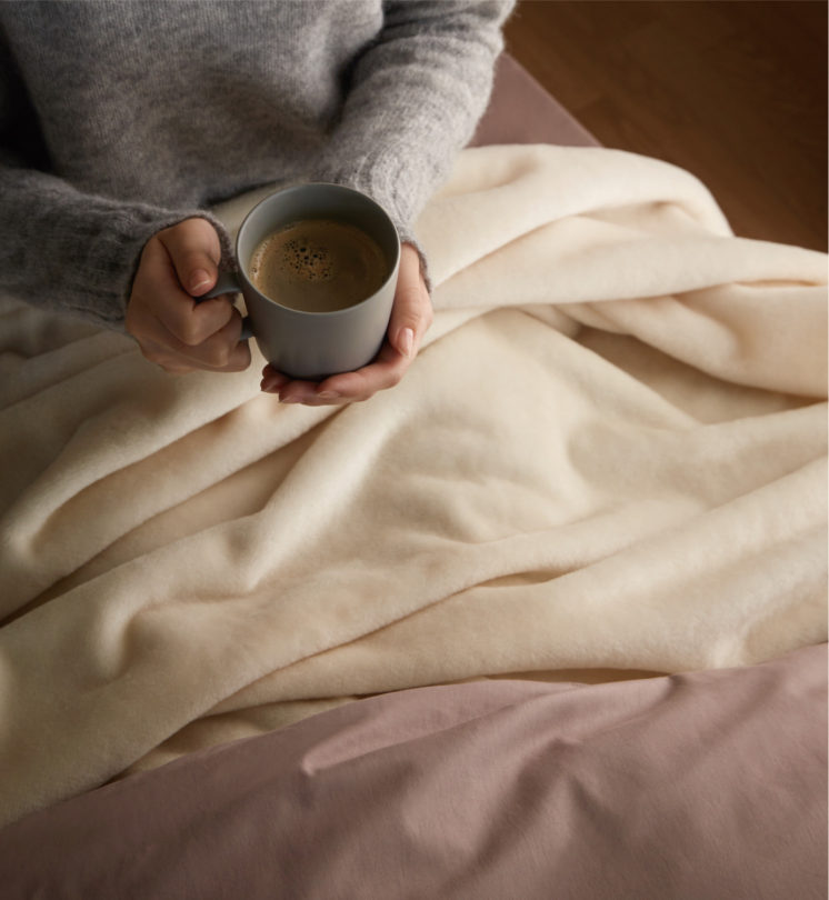 秋冬も使える！ムレずにあったかいタオルケットの使い方