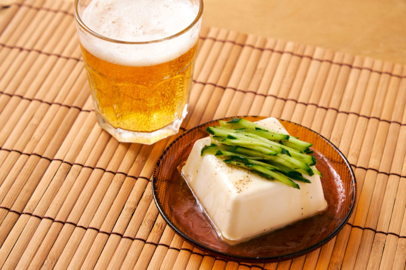 ごま油の香りが食欲をそそります。