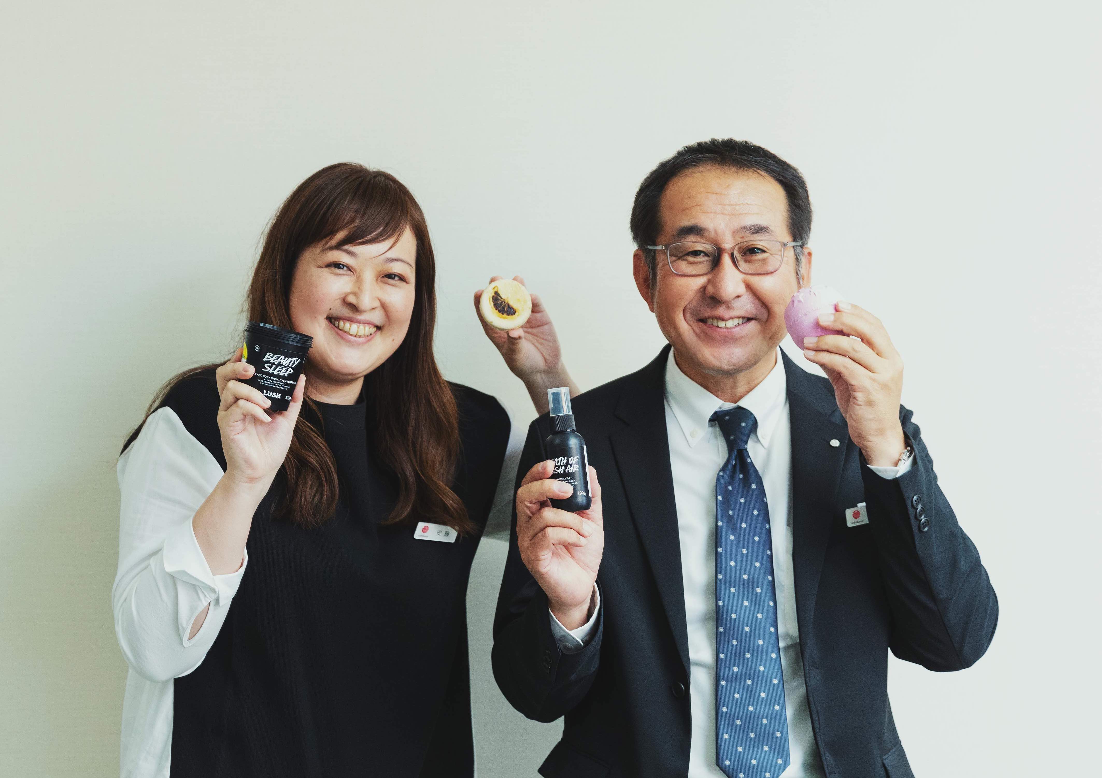 安藤 咲（左）、三田村 哲也（右）