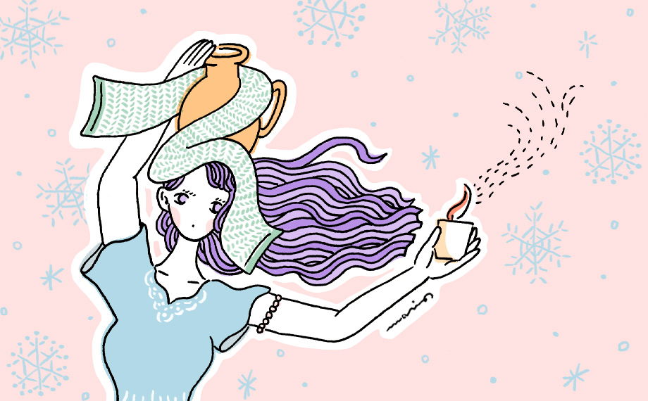 1月の水瓶座さんは中旬以降は健康運が低下していくため、体調の変化に注意。アロマやお香で運気アップ!