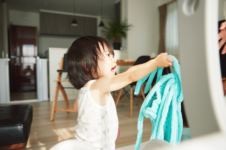 ぱすたおで遊ぶ子供